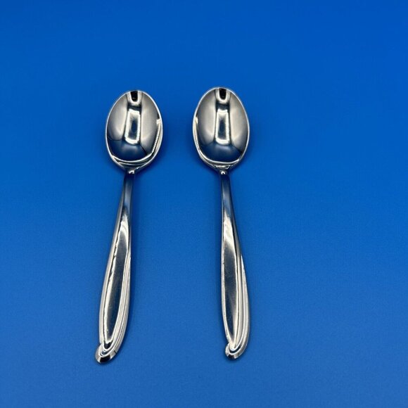 VTG Pageant‎ Stainless Steel PAG1 Japan Stainless Flatware 2 Teaspoons - Picture 1 of 7